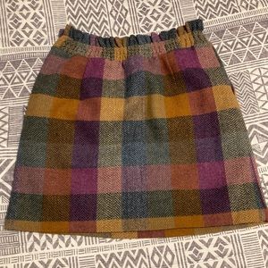 Southern Proper Anna Purple Plaid Skirt